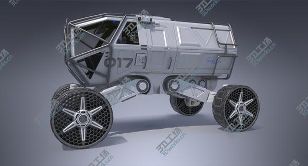 images/goods_img/20210312/3D Sci-fi Scout Vehicle Rover/4.jpg